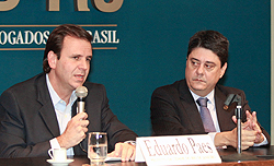 O prefeito e o presidente da OAB/RJ
