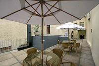 Espaço externo da Casa dos Advogados