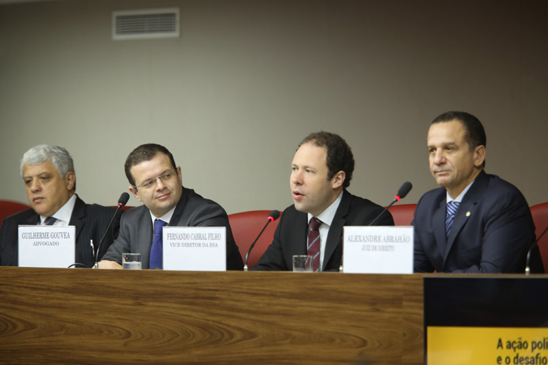 Manoel Messias Peixinho, Guilherme Gouvêa, Fernando Cabral Filho e Alexandre Abrahão  |  Foto: Lula Aparício   |   Clique para ampliar
