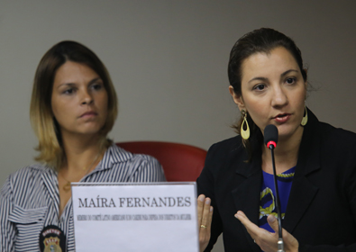 Bruna Rafaella Guimarães e Maíra Fernandes| Foto:Lula Aparício   |   Clique para ampliar