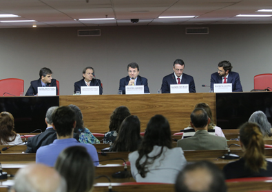 Adilson Gil, Celso Fiorillo, Flávio Ahmed, Samir Murad e Maurício Guetta  |  Foto: Lula Aparício   |   Clique para ampliar
