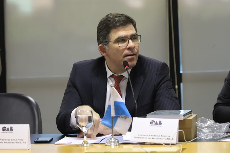 O presidente da OAB/RJ, Luciano Bandeira, participou do Colégio / Foto: Eugênio Novaes - CFOAB