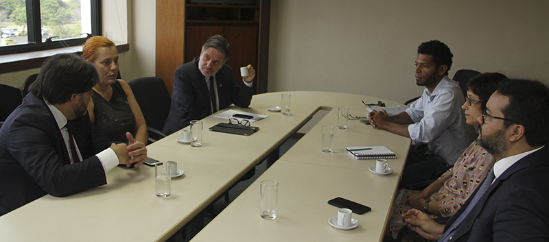 Reunião na sala da ONU / Foto: Lula Aparício