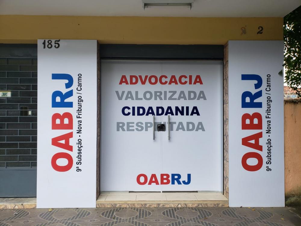 Fachada da Sala da OABRJ no Município de Carmo / Foto: Eduardo Sarmento